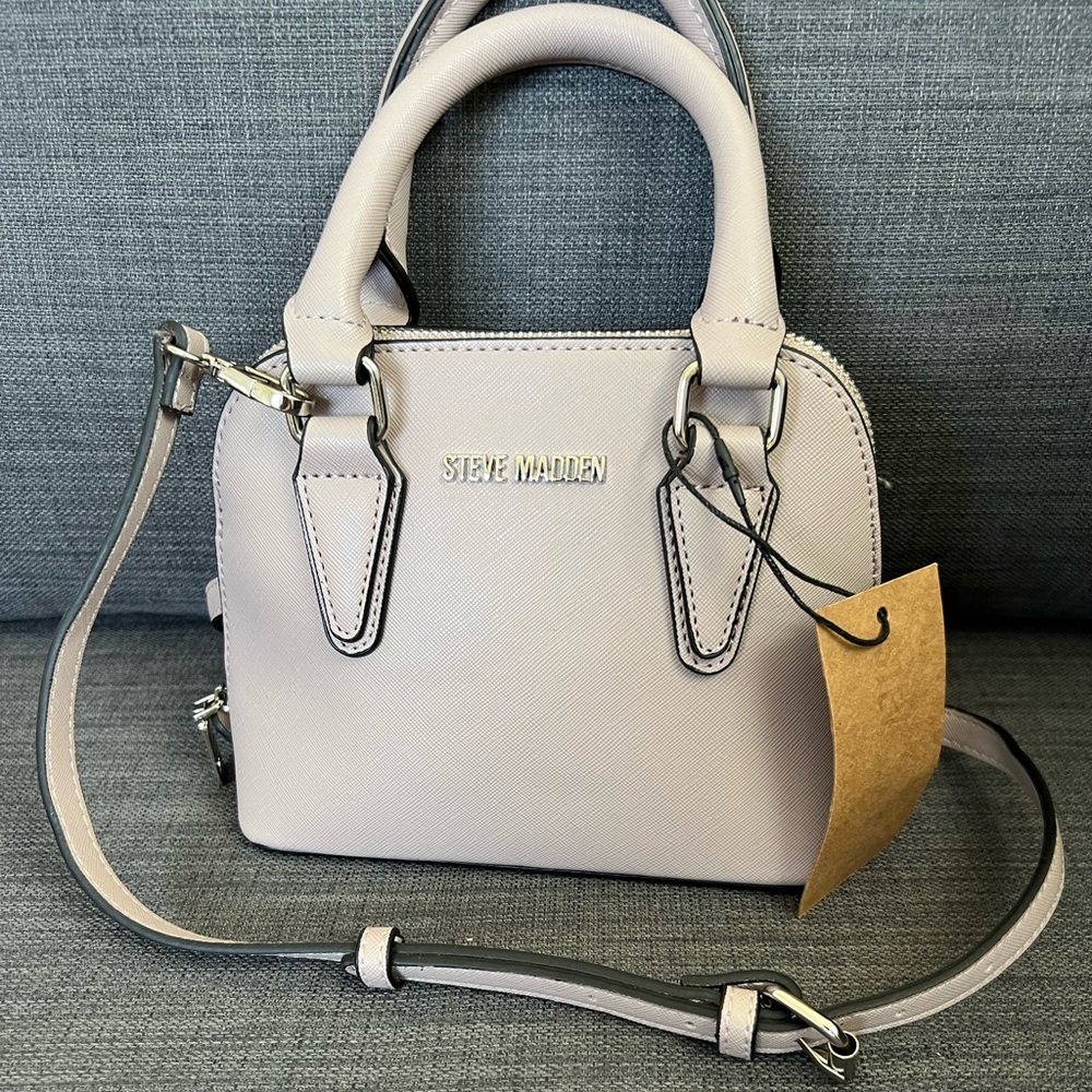 NWT STEVE MADDEN SMALL CROSSBODY SATCHEL SHOULDER BAG